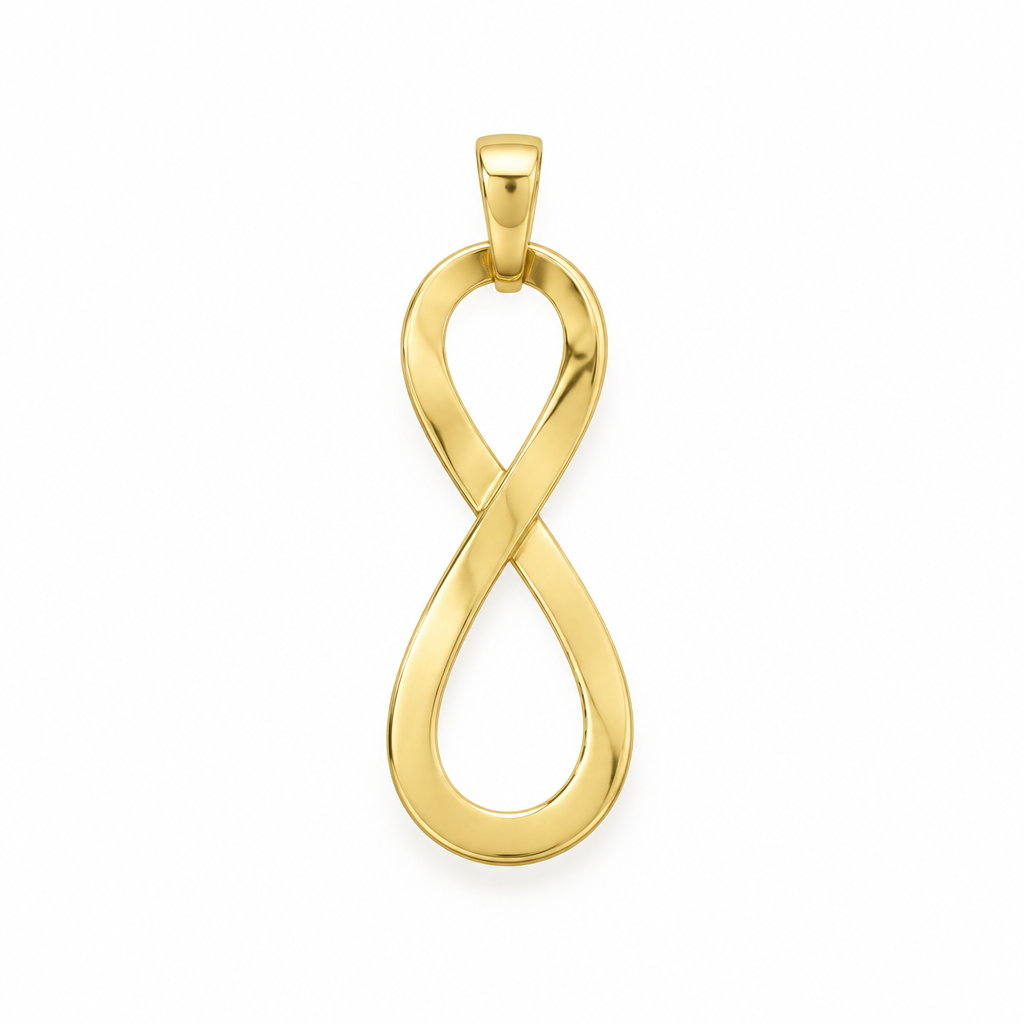 Pandativ Aur 14 K martisor "Infinit mare"