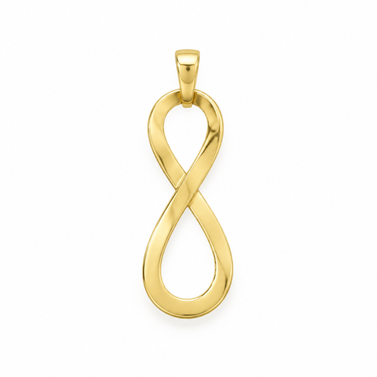 Pandativ Aur 14 K martisor "Infinit mare"
