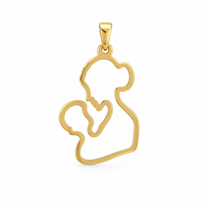 Pandativ Aur 14K martisor "Mama si Copilul"