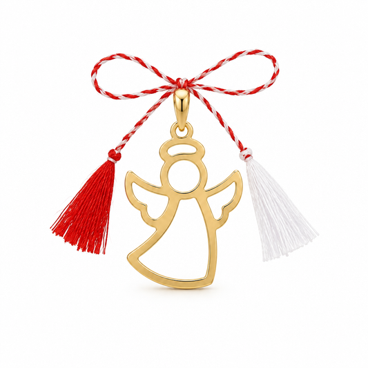 Pandativ Aur 14 K martisor "Ingeras"