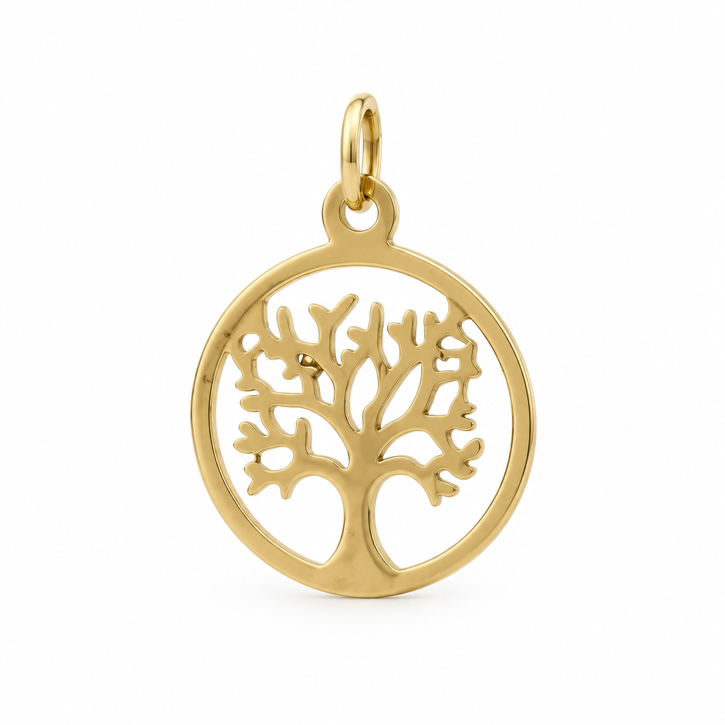 Pandativ Aur 14 K  martisor "Pomul Vietii"