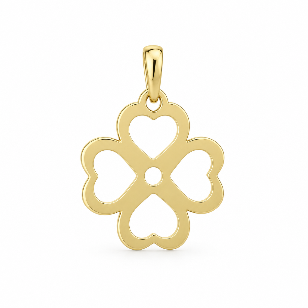 Pandativ Aur 14 K martisor Trifoi