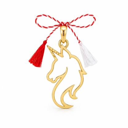 Pandativ Aur 14 K martisor "Unicorn"