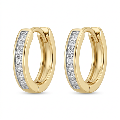 Cercei Aur 14K copii Creole Whity