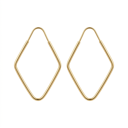 Cercei Aur 14K copii Rombs C46