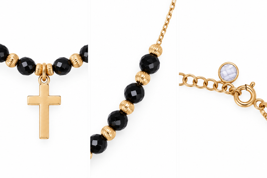 Brățară aur 14K Divine Noir