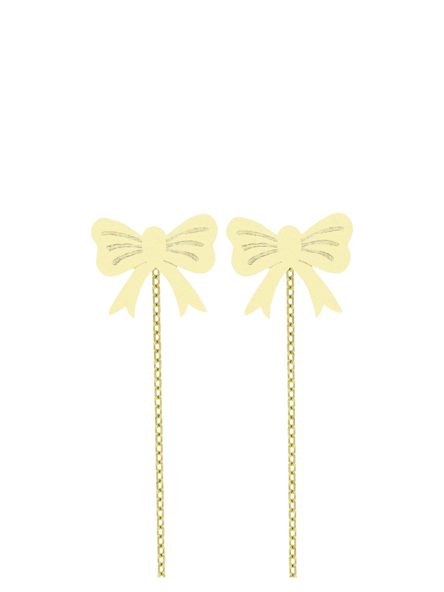 Cercei cu lantisor "Fundita"