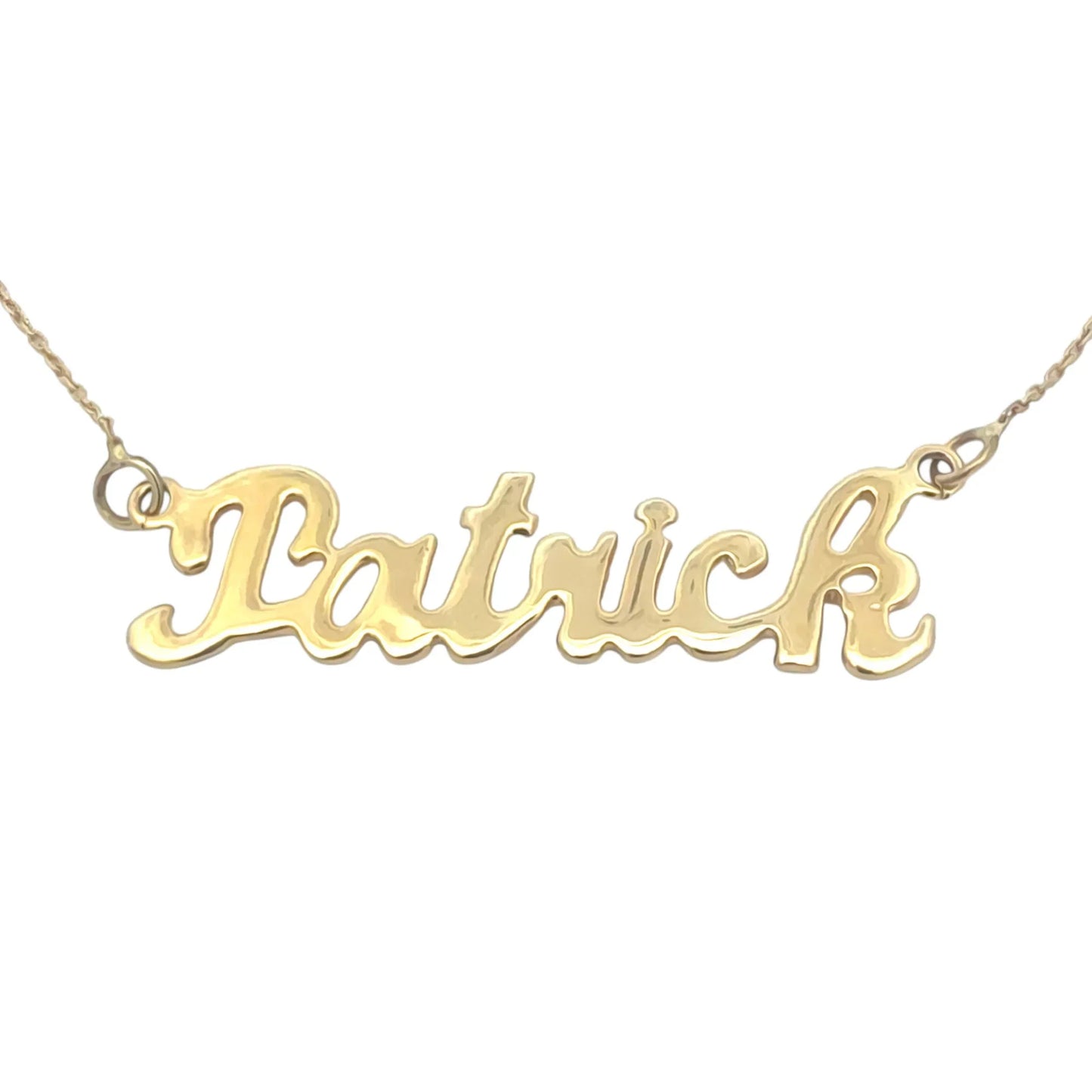 Nume din Aur "Patrick" cu lantisor - Antonia Gold