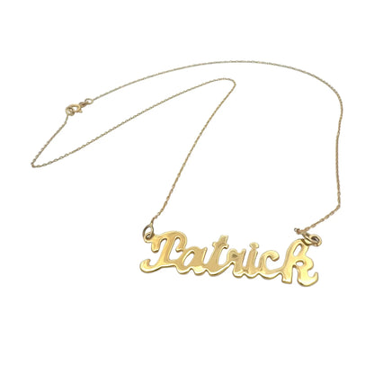 Nume din Aur "Patrick" cu lantisor - Antonia Gold