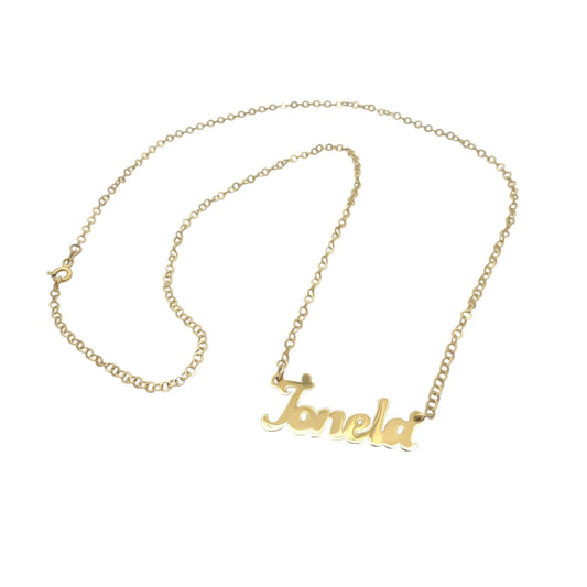 Nume din Aur "Ionela" cu lantisor - Antonia Gold