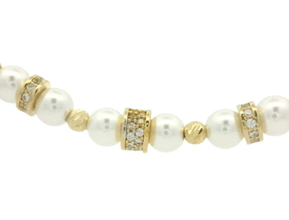 Colier perle de cultura si Aur - AG024225 - Antonia Gold