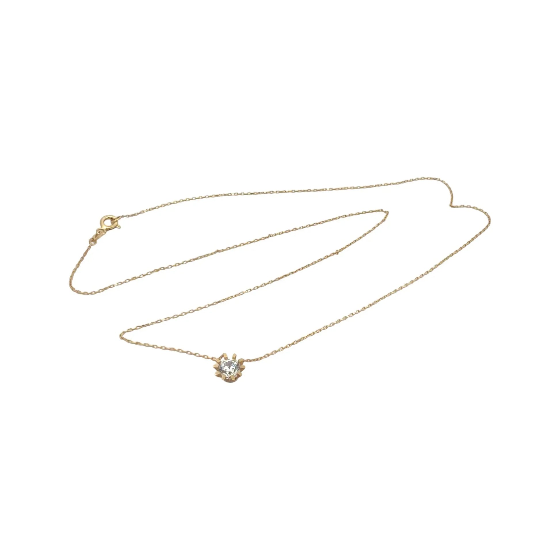 Lantisor Aur Galben "Floare" AG125 - Antonia Gold