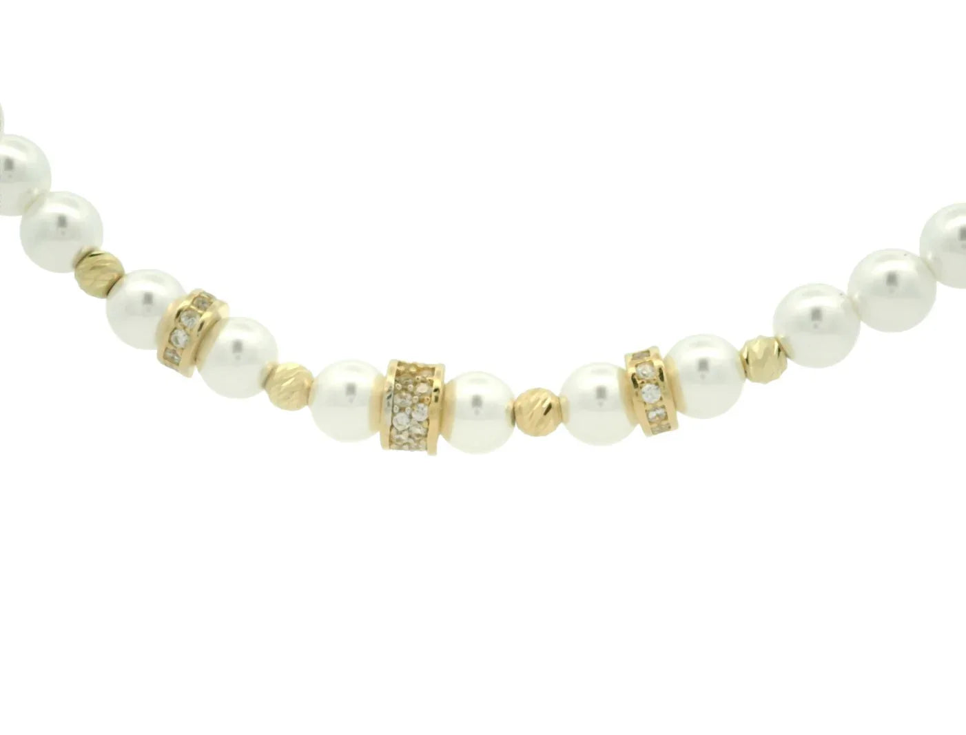 Colier perle de cultura si Aur - AG024225 - Antonia Gold