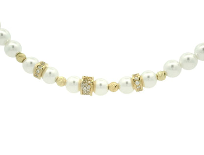 Colier perle de cultura si Aur - AG024225 - Antonia Gold