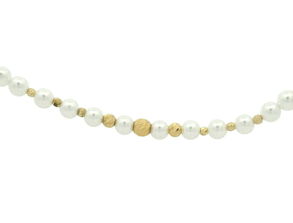 Colier perle de cultura si Aur - AG054225 - Antonia Gold