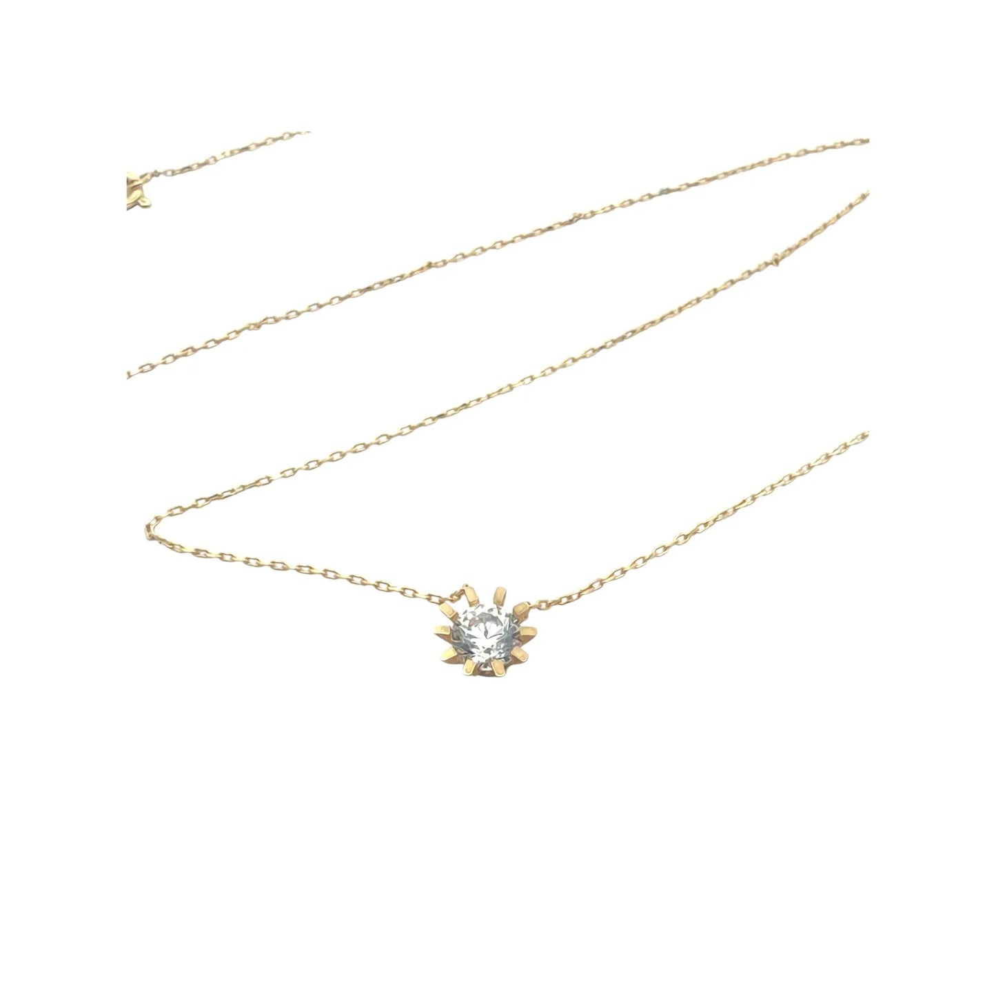 Lantisor Aur Galben "Floare" AG125 - Antonia Gold