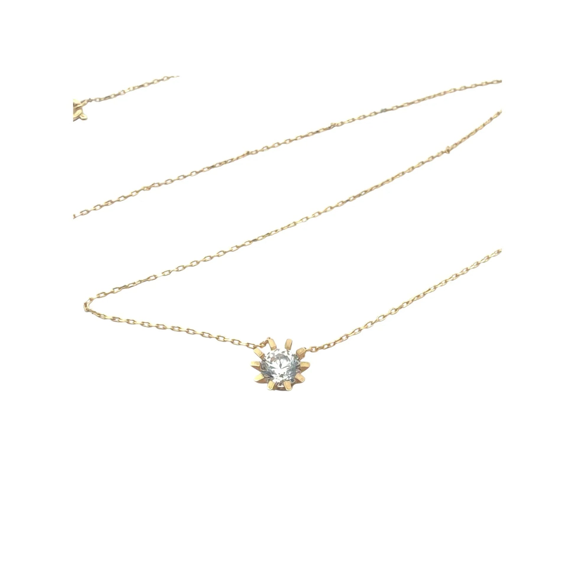 Lantisor Aur Galben "Floare" AG125 - Antonia Gold